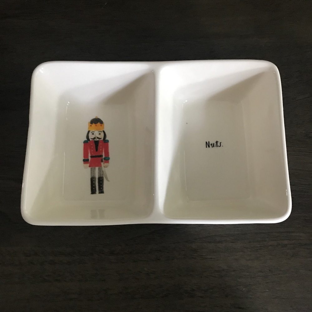 Rae Dunn Christmas snack tray
